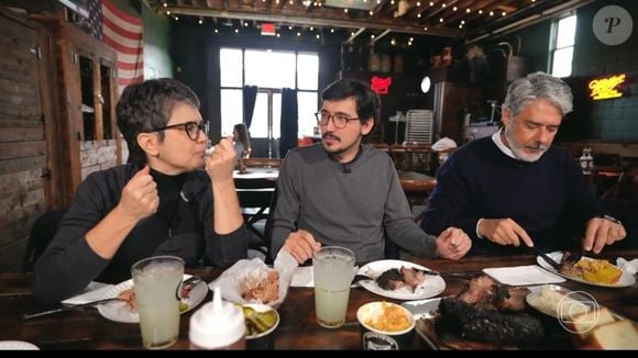 William, Sandra e Nilson curtiram a cidade, conheceram restaurantes e até jogaram pickleball