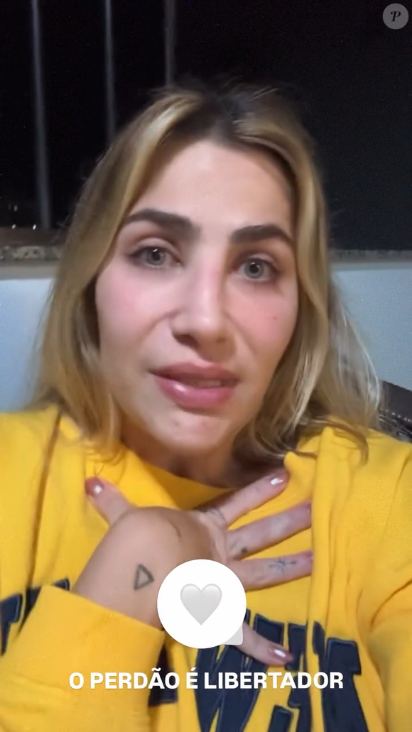 Filha de Leonardo foi às lágrimas ao relembrar o momento: ‘Fiquei muito emocionada, que loucura, não esperava por isso, mas o assunto perdão, Deus trabalhou muito na minha vida’