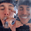 Justin Bieber debocha de rumor de abuso de drogas com vídeo fumando cigarro suspeito e agita web: 'Ele é o cão'