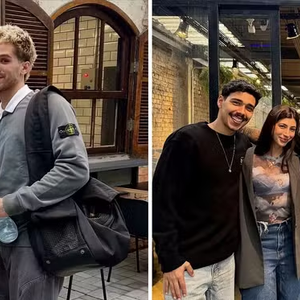 O chef também publicou uma lembrança de pouco mais de um ano atrás, em que aparece ao lado de Bruna e João, mostrando que a dupla é presença frequente no restaurante.