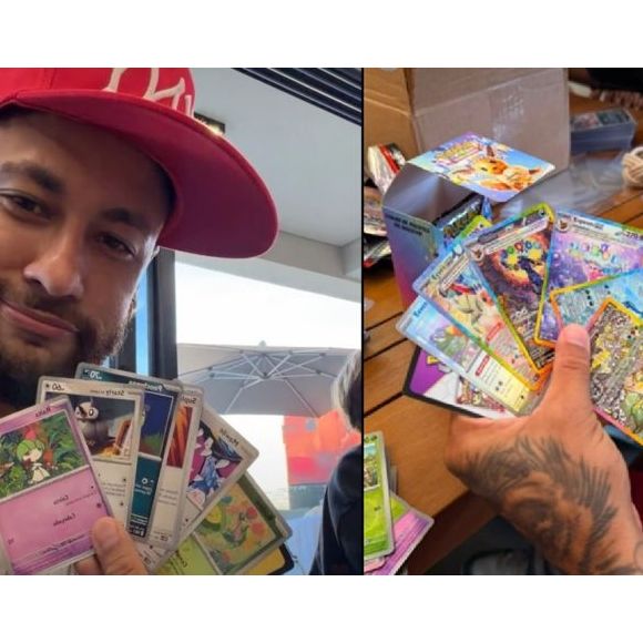Neymar encontrou cartas estimadas em R$ 15 mil durante uma transmissão, enquanto Memphis Depay prometeu levar ao jogador uma antiga caixa de Pokémon avaliada em cerca de R$ 200 mil. Segundo a coluna Veja Negócios, a brincadeira entre os dois mistura coleção, raridade, especulação e audiência
