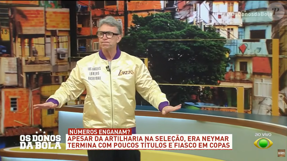 Neto afirmou que Neymar "está de folga há sete anos" e ainda o chamou de "bebezinho" por rebater as críticas