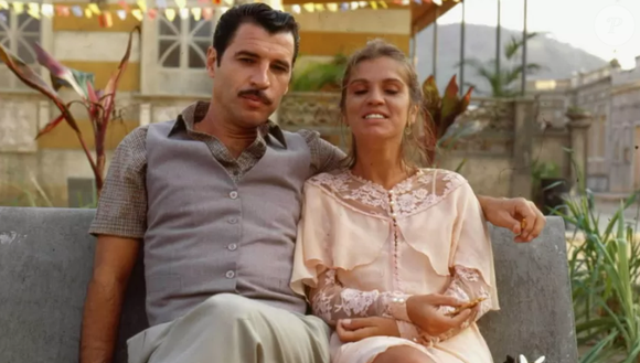 Em 'Tieta', Timóteo é casado com Elisa (Tássia Camargo).