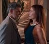 Arminda (Grazi Massafera) leva um susto com retorno de Rogério (Eduardo Moscovis) na mansão em 'Três Graças'