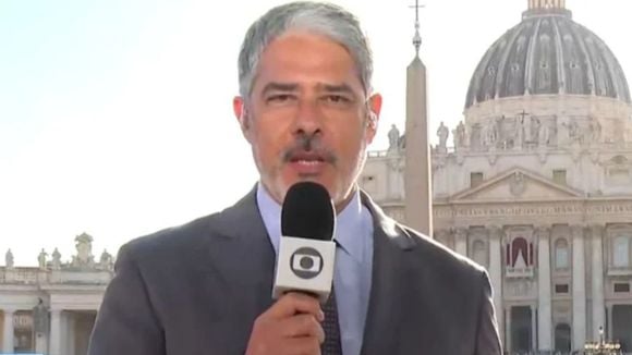 'Bonner tá muito feliz': reação do jornalista da Globo à confirmação de novo Papa viraliza na web