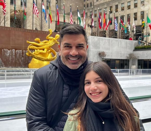 Edu Guedes com a filha: ‘No dicionário a palavra ‘pai’ significa ‘quem gerou’. Já na tradição bíblica a palavra pai carrega a ideia de ‘quem cuida’’, postou Ana Hickmann