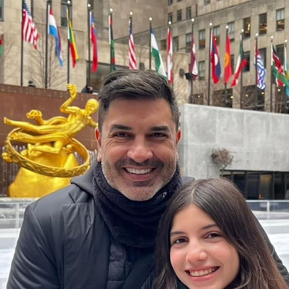 Edu Guedes com a filha: ‘No dicionário a palavra ‘pai’ significa ‘quem gerou’. Já na tradição bíblica a palavra pai carrega a ideia de ‘quem cuida’’, postou Ana Hickmann
