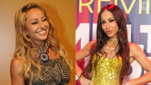 Antes e depois de Sabrina Sato: apresentadora afinou levemente o nariz e desenhou a ponta, deixando um resultado impecável