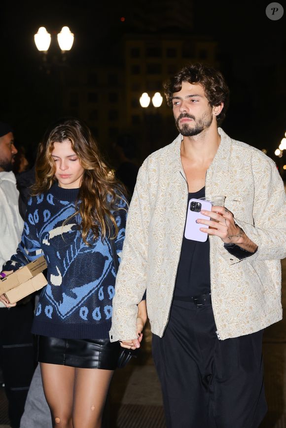 Luana Maia e Lucca Picon clicados em after de Pedro Sampaio