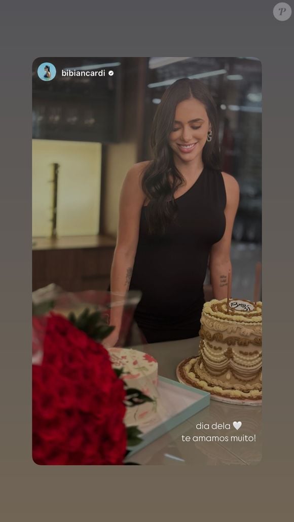 Bruna Biancardi está grávida pela 2ª vez e usou sua rede social para compartilhar fotos das surpresas que ganhou pelo aniversário de 31 anos