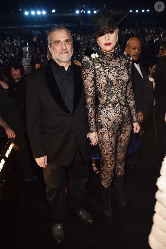 Lady Gaga com o pai, Joe Germanotta.