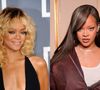 Rihanna já teve sua fase loira e hoje aposta no cabelo castanho escuro