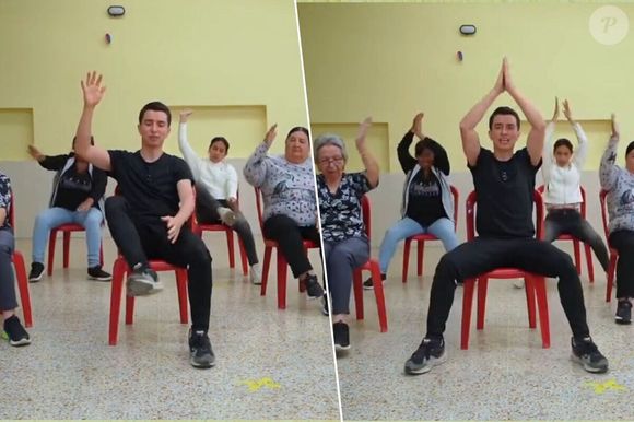 O perfil do TikTok @respirarparasanar ensinou uma sequência de três exercícios para fazer em casa e apenas com uma cadeira