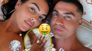 Vem casamento! Com Cristiano Ronaldo há 9 anos, Georgina Rodriguez mostra anel com diamante gigantesco e suposto valor da joia vem à tona