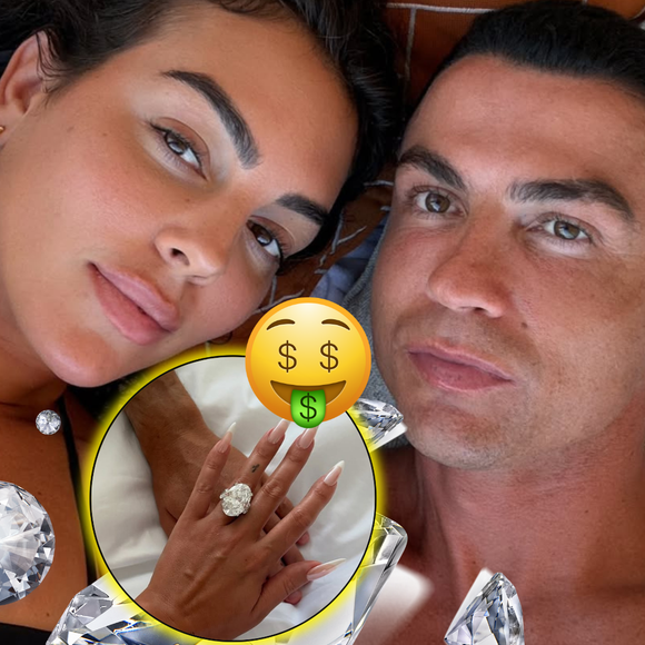 Vem casamento! Com Cristiano Ronaldo há 9 anos, Georgina Rodriguez mostra anel com diamante gigantesco e suposto valor da joia vem à tona