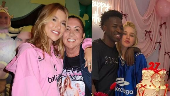 Mãe de Virgínia apaga vídeo de festa surpresa após foto da filha com 'cara de enterro' ao lado de Vini Jr. viralizar: 'Ela é team Virlipe'