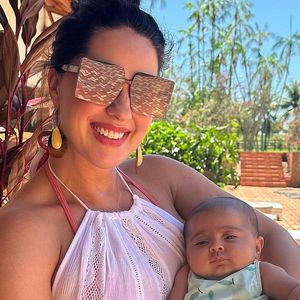 Graciele Lacerda mostrou novas fotos da filha, Clara, fruto de seu relacionamento com Zezé Di Camargo