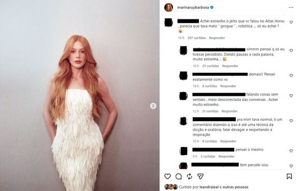 Martina Ruy Barbosa virou assunto na web