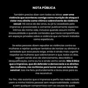 Filha de Solange Couto se pronuncia: leia comunicado na íntegra (parte 2)