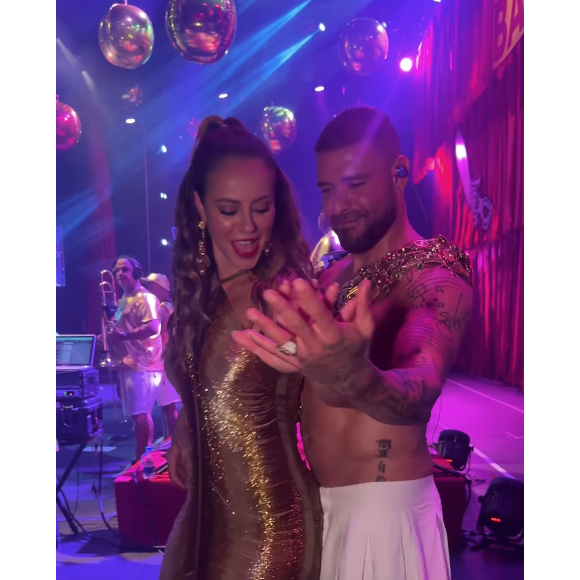 Paolla Oliveira e Diogo Nogueira anunciaram fim de relacionamento de cinco anos