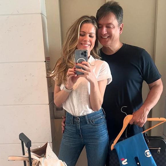 Jacqueline Brazil tem 39 anos e Luiz Carlos Jr. 58