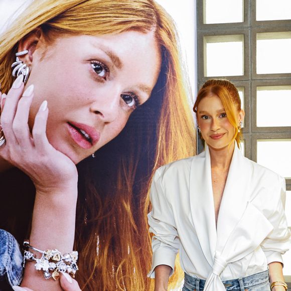 Marina Ruy Barbosa usa look com camisa de R$ 16 mil e jeans em São Paulo