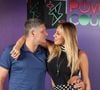 Fabio Villa Verde, o Tiago de 'Vale Tudo' (1998) e a mulher, Regiane Cesnique, na 2ª edição do 'Power Couple Brasil'.