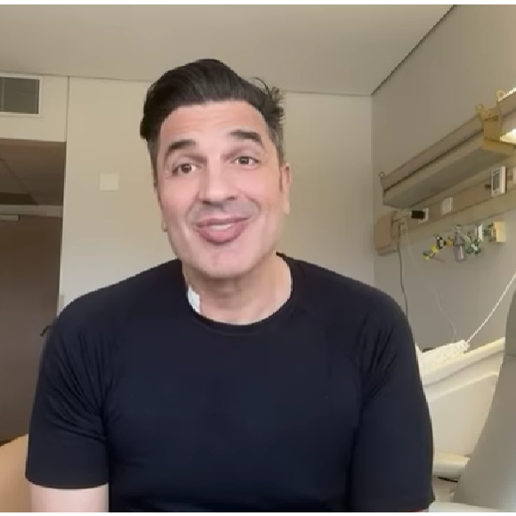 No vídeo, Edu Guedes explicou sobre a cirurgia delicada, que durou cerca de 6 horas, e agradeceu pelas mensagens carinhosas que tem recebido.
