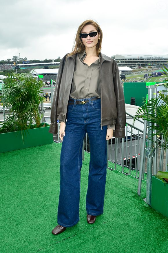 Sasha Meneghel  no Grande Prêmio de Fórmula 1 em SP