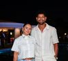 Viviane Araujo levou o marido, o empresário Guilherme Militão, no evento de moda