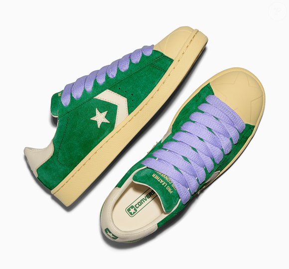 Assinado por Tyler, The Creator, o novo 1908 Pro Leather reinventa um clássico da Converse com proporções exageradas e visual marcante