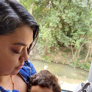 Irmão de Preta Gil, Bem Gil publicou uma foto da cantora com o sobrinho, Sereno, no Instagram.