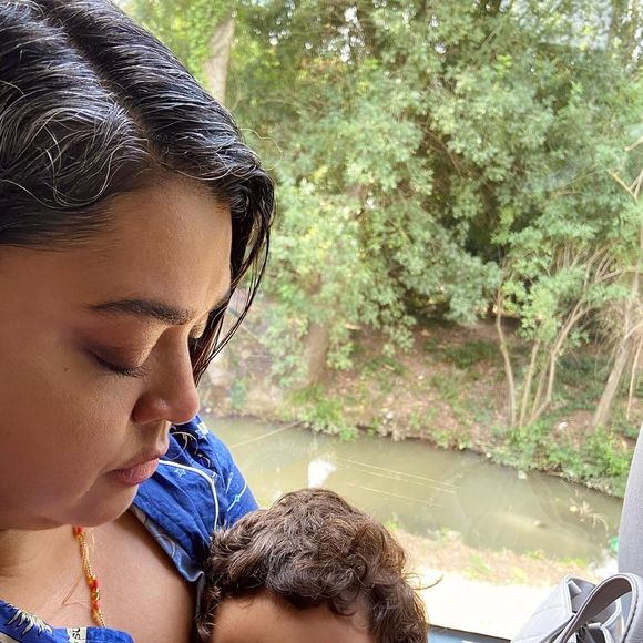 Irmão de Preta Gil, Bem Gil publicou uma foto da cantora com o sobrinho, Sereno, no Instagram.