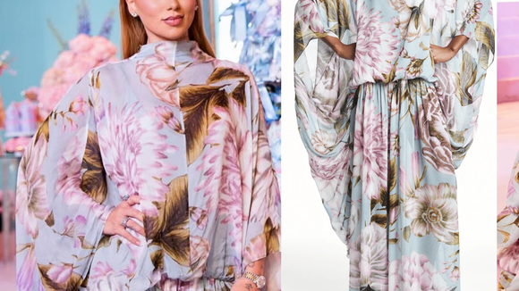 Virgínia Fonseca aposta em vestido floral de marca NACIONAL para o aniversário de Maria Flor; descubra o valor parcelado em 10x