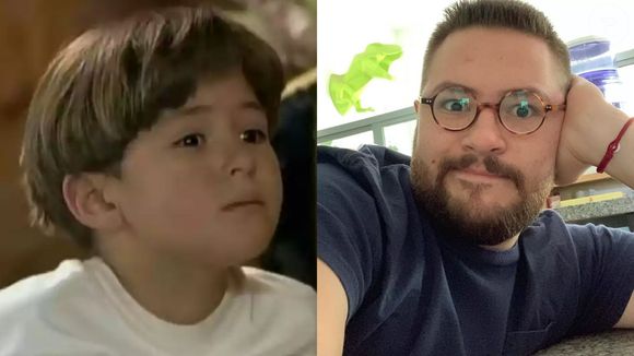 Antes e depois de Carlinhos Bracho de 'A Usurpadora'.