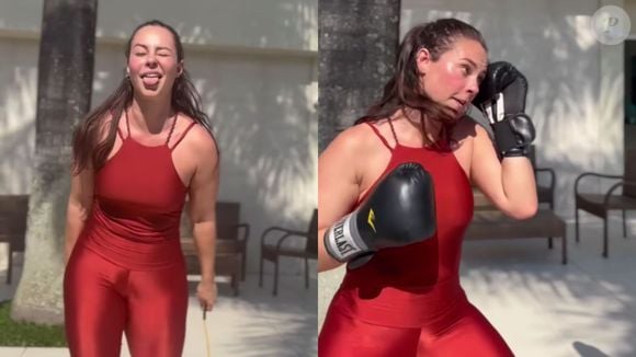 Paolla Oliveira costuma compartilhar treinos de musculação e atividades físicas nas redes sociais