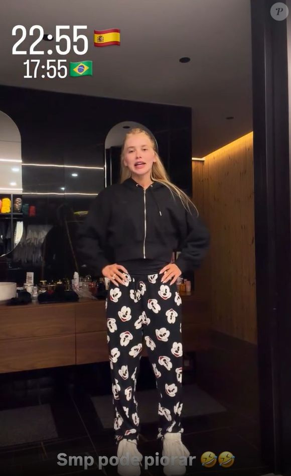 Ao voltar do passeio, Virgínia contou que Vini Jr. criticou seu look