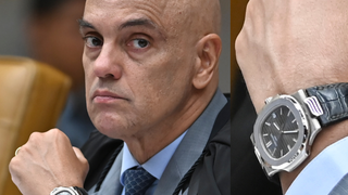 O relógio suíço de luxo de Alexandre de Moraes, ministro do STF: de ouro branco e com pulseira de couro de crocodilo, peça virou centro de polêmica pelo valor, mas pode ter custado menos do que você pensa