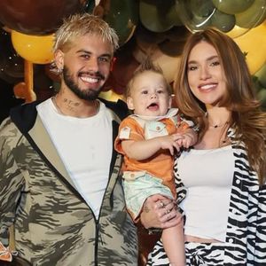 Nem mágoa, nem tensão! Virginia e Zé Felipe posam juntinhos em festa de José Leonardo e web se derrete: 'Família abençoada'