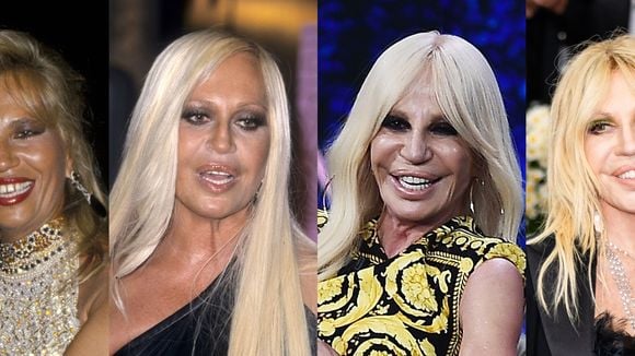 Donatella Versace antes e depois: 36 anos separam essas transformações absurdas no rosto da famosa - e você vai se chocar com 50 fotos