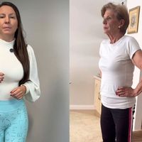 Vanessa de Andrade, professora de Pilates: 'Esta sequência de quatro exercícios com uma cadeira e uma vassoura é perfeita para fortalecer as pernas a partir dos 60 anos'