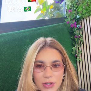 Nos stories do Instagram, Virginia Fonseca publicou que havia chegado antes de Zé Felipe em Portugal.