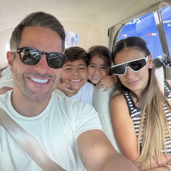 Kaká Diniz e Simome Mendes são pais de Henry e Zaya