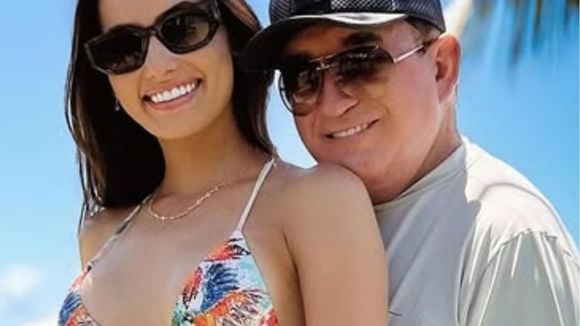 Casado com miss 51 anos mais jovem, cantor Amado Batista faz desabafo após críticas pelo casamento: 'Amor não...'