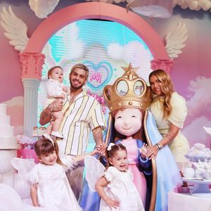 Virgínia Fonseca e Zé Felipe se reuniram nesta segunda-feira (02), na festa de aniversário de 4 anos da filha mais velha, Maria Alice