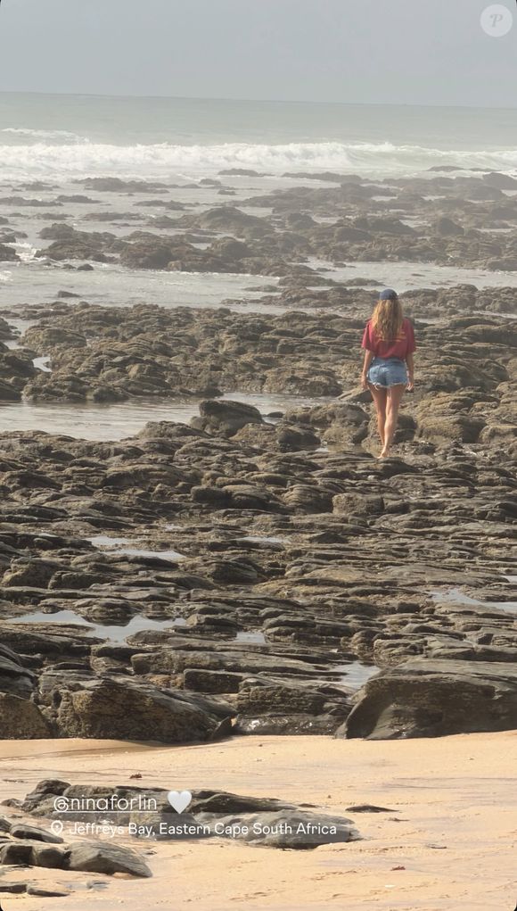 Lucas Lima deu indícios do romance ao publicar uma foto de Nina Forlin de costas, durante uma viagem para a África do Sul. O músico adicionou um coração branco na imagem