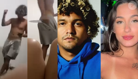 'Abriu um buraco no meu couro cabeludo': ex-namorada expõe vídeo de MC Estudante ameaçando esfaqueá-la e exibe agressões