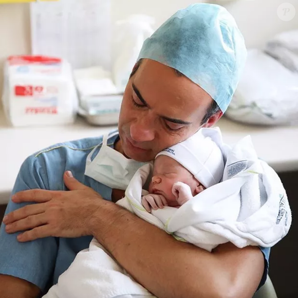 Manuella, primeira filha de César Tralli e Ticiane Pinheiro, nasceu em 2019