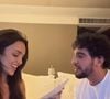 Rafa Kalimann surpreendeu Nattanzinho em vídeo no Instagram, emocionando o cantor com a notícia da gravidez