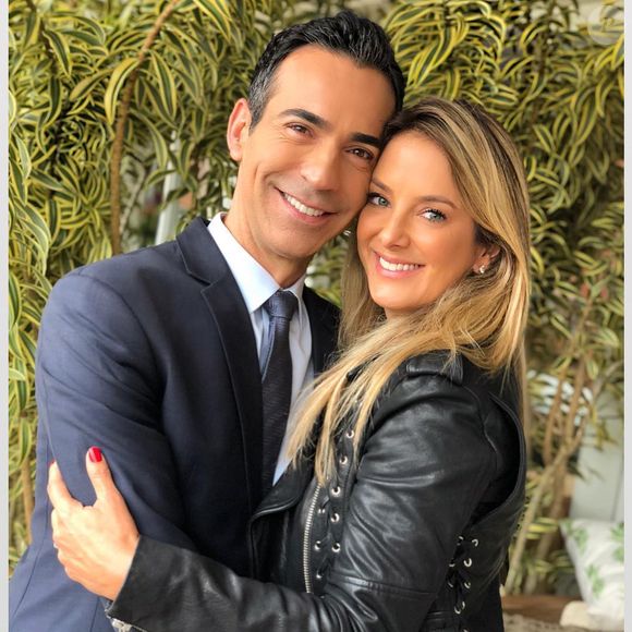 Ticiane Pinheiro pode deixar a Record para se mudar com o marido, César Tralli, para o Rio de Janeiro
